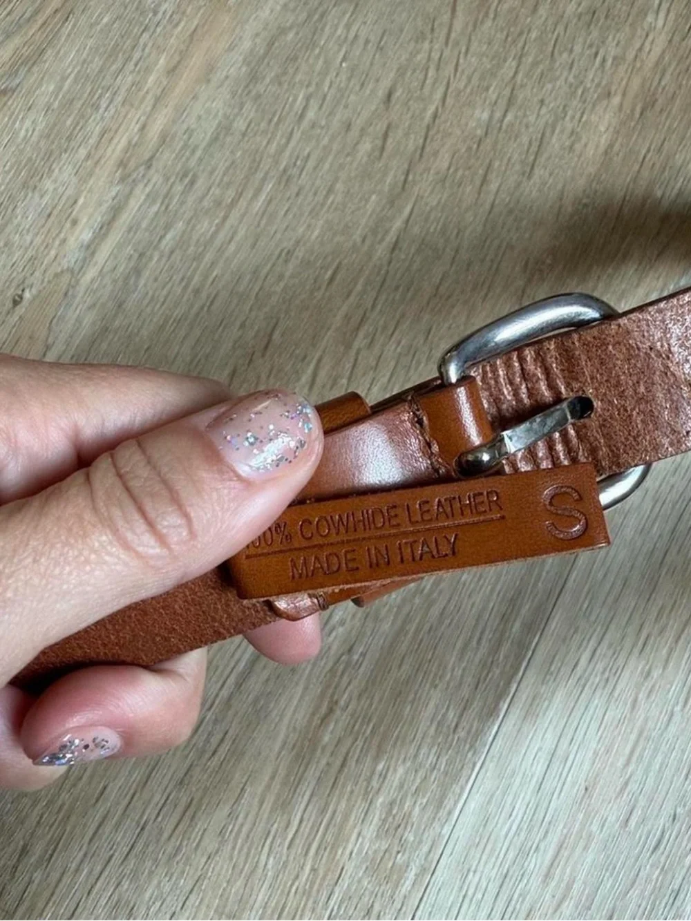 Isabel Marant Tan Leather Belt with Color Grommets